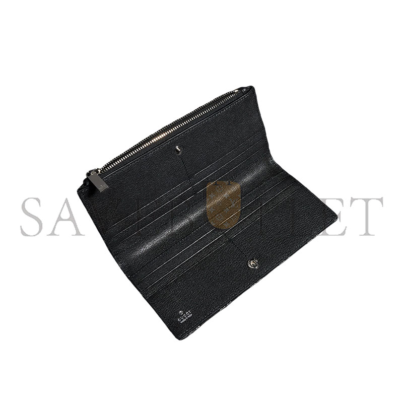 GUCCI LONG WALLET WITH GUCCI PLAQUE 875805 (19*10*1.5cm)